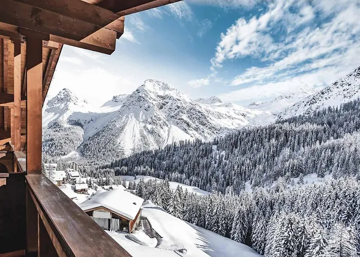 Alpensonne - Panoramazimmer & Restaurant فندق أروسا
