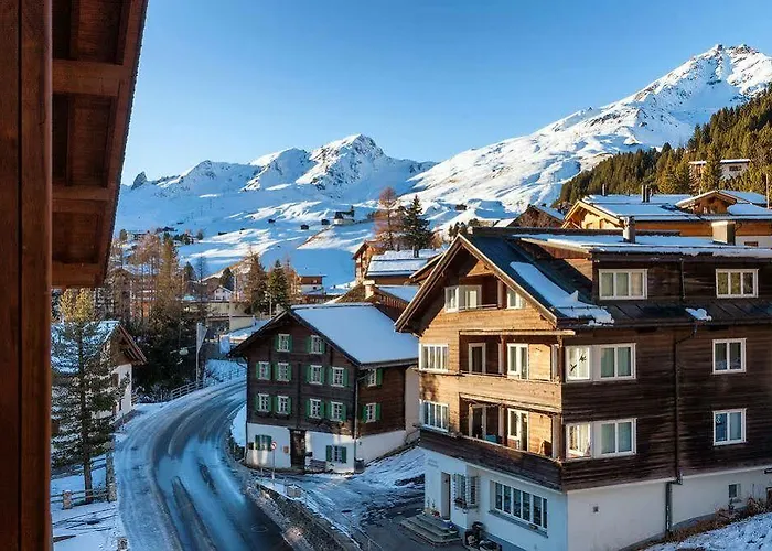 فندق Alpensonne - Panoramazimmer & Restaurant أروسا